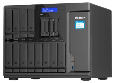 Produktbild von QNAP TS-1655, NAS, Tower, Intel Atom®, C5125, 8 GB, DDR4