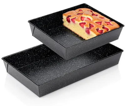 Obrázok produktu pre Vilde | Forma na pečenie sada 2 ks - 27,5x22,5 / 39,5x24 cm - Uhlíková oceľ - Nepriľnavý povrch
