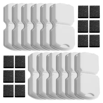 Productafbeelding van Filter voor kattenfontein, 24 stuks - 12 koolstoffilters + 12 schuimfilters