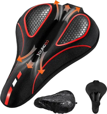 Obrázok produktu pre Gelový poťah na sedadlo bicykla, 30x19 cm, vodotesný, pre bicykel
