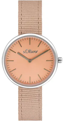 Image de s.Oliver Montre femme Acier inoxydable Textile 2033549