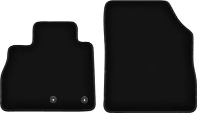 Image de Wielganizator Tapis avant de sol velours sur-mesure pour Renault Scenic IV (2016-, monospace) noir, jeu 2 pièces, fixations