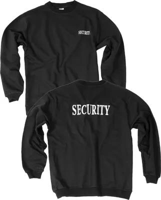 Produktbild von Security Sweatshirt schwarz, XL