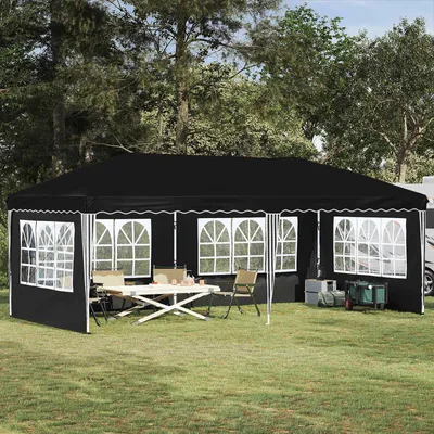 Produktbild von Möbel Pop-up Partyzelt 575 x 289 x 245 cm SchwarzPavillons & Partyzelte - Pavillons & Partyzelte c6623