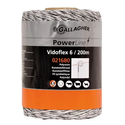 Image de Gallagher Vidoflex 6 PowerLine 200m blanc