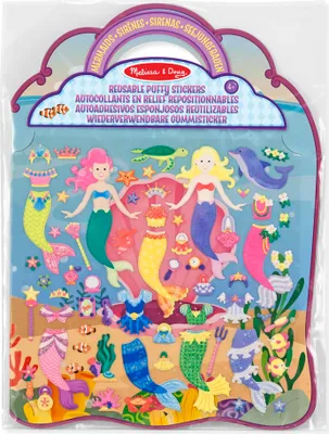 Produktbild von Melissa & Doug Wiederverwendbare Gummisticker - Meerjungfrau