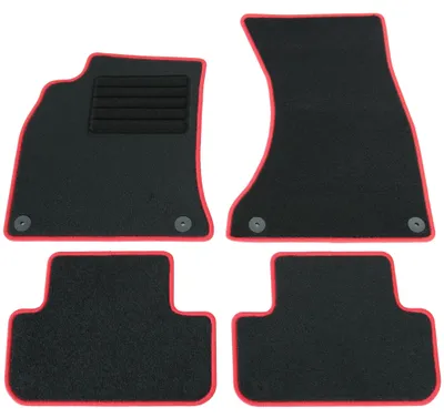 Produktbild von Fußmatten-Set für Audi A4 B8 8K, Limo + Avant, 12/2007-10/2015, 4-teilig
