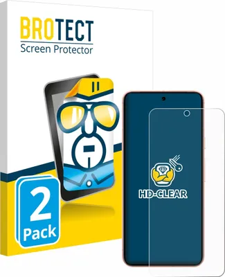 Produktbild von 2x Für Google Pixel 8 (case-friendly) Schutzfolie BROTECT Displayschutz Display Schutz Folie Klar Transparent