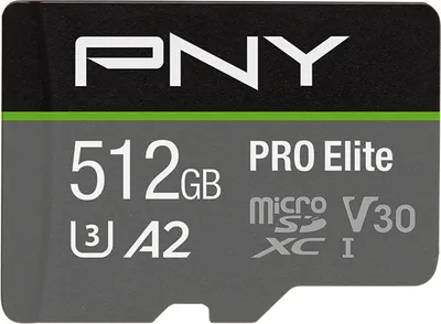 Produktbild von CARD Micro XC Card 512GB PNY Pro Elite retail
