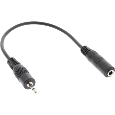 Immagine prodotto di InLine® 99308C Cavo adattatore jack 2,5 mm maschio -> 3,5 mm femmina, stereo, 0,2 m
