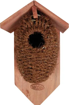 Produktbild von 3 Stück Esschert Design Nistkasten, Vogelhaus mit Kokoshöhle, ca. 15,2 cm x 10,2 cm x 26,2 cm