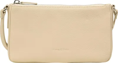 Immagine prodotto di Marc O'Polo Pelle borsa a tracolla Fuana Crossbody Bag Natural Stone avorio