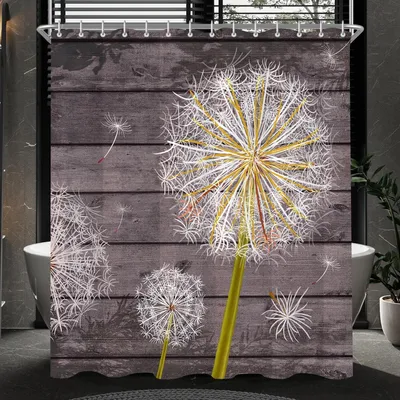 Immagine prodotto di Tenda da doccia Lerores dandelion 240x200cm idrorepellente 16 occhielli tenda da bagno