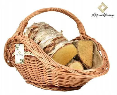 Produktbild von Sklep Wiklinowy Korb für Brennholz 56 cm gefüttert