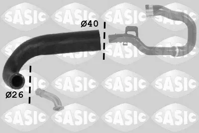 Produktbild von SASIC 3336124 Turbo Ladeluftschlauch für OPEL Corsa D Schrägheck (S07) Corsa D Kastenwagen (S07)