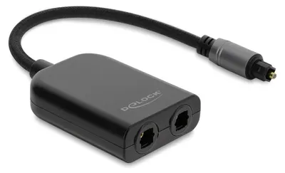 Image de Diviseur S/PDIF TOSLINK 1 entrée, 2 sorties, pour connexion audio numérique