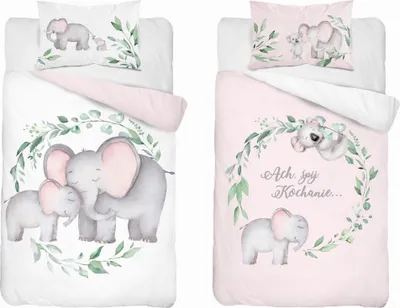 Produktbild von Bambusbettwäsche Elefant 100x135 DETEXPOL