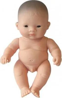 Produktbild von Miniland Babypuppe asiatischer Junge 21cm - Lernspielzeug Puppe