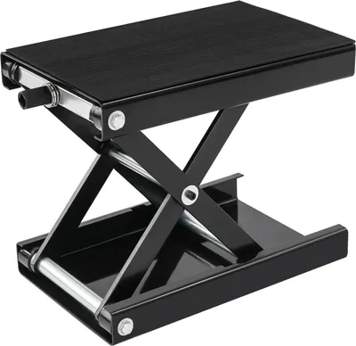 Immagine prodotto di Sollevatore per moto - Sollevatore per motociclette - Portata 500 kg - Altezza regolabile 9,3-35 cm - Nero