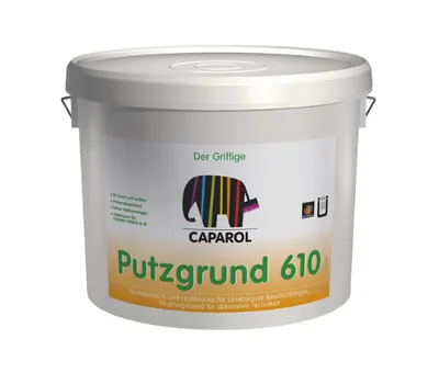 Produktbild von CAPAROL Putzgrund 610 Spezial-Grundierfarbe Haftgrundierung 25 KG Weiß