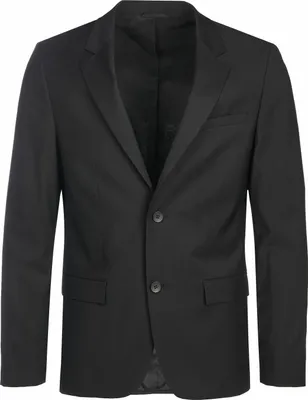 Produktbild von Calvin Klein Herren Sakko Schwarz klassische Blazer-Optik Zweiknopf-Verschluss