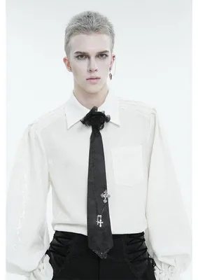 Produktbild von Devil Fashion Krawatte - Black Rose