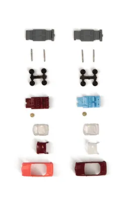 Produktbild von VK-Modelle 34032 - 1/87 Minikit 2 x Goggo COUPÉ Farbmix - Neu