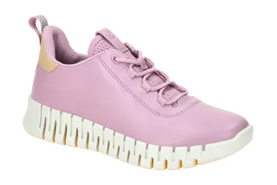 Produktbild von Ecco GRUUV Damenschuhe - bequeme Schnür- Halbschuhe lila Freizeit NEU