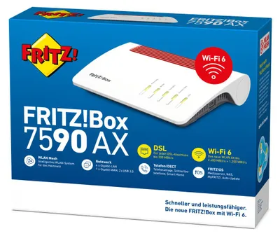 Productafbeelding van AVM 20002998 AVM FRITZ!Box 7590 AX
