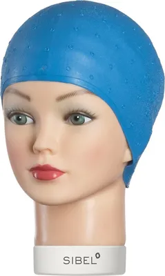 Produktbild von Sibel Strähnenhaube Gummi blau