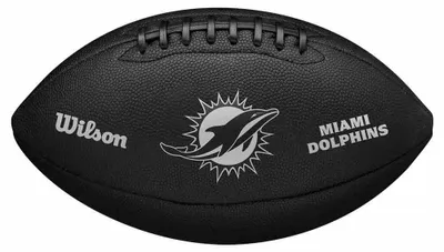 Produktbild von Wilson Nfl Team Metallic Premiere Miami Dolphins American-football-ball Schwarz Schwarz One Size