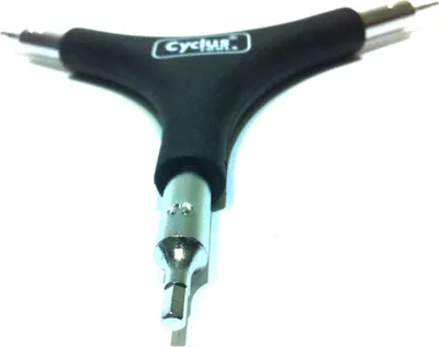 Produktbild von CYCLUS Innensechskantschlüssel in Y Form 3 Schlüsselweiten 4mm 5mm 6mm