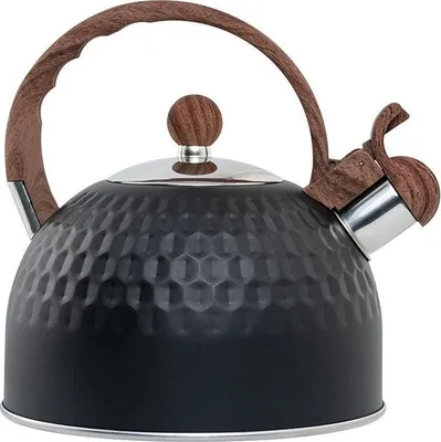 Produktbild von Reise-Wasserkocher,Wasserkocher,Pfeifenkessel, 2,5 L Edelstahl Teekessel mit Pfeifton,Wasserkocher
