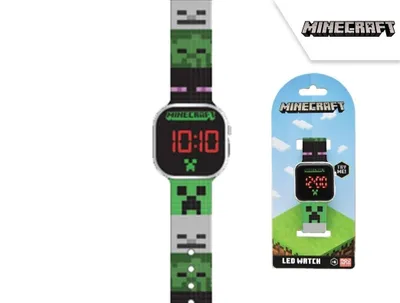 Zdjęcie produktu dla Zegar LED Minecraft MIN4165 Licencja dla dzieci