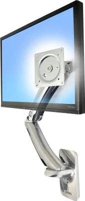 Produktbild von Ergotron MX - Befestigungskit (Gelenkarm, Aufbauplatte, VESA-Halterung) - Konstante Krafttechnologie - für LCD-Display - Polished Aluminum - Bildschirmgröße: bis zu 106,7 cm (bis zu 42 Zoll)