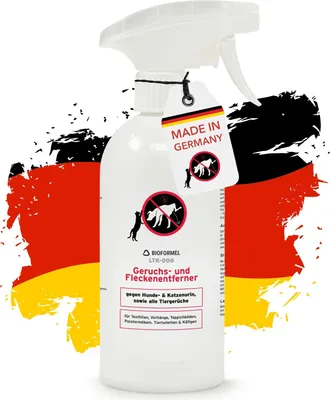 Produktbild von Geruchs und Fleckenentferner, gegen Hunde- und Katzenurin sowie alle Tiergerüche