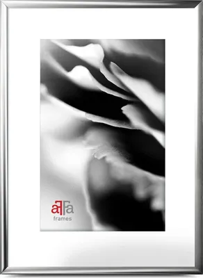 Image de aFFa frames, Alu, Cadre photo en aluminium, image Cadre photo, Rectangulaire, avec façade en verre acrylique, Crème, 15x20 cm