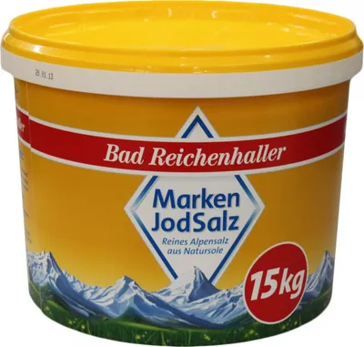 Produktbild von Bad Reichenhaller Marken Jodsalz, 1 x 15 kg Eimer