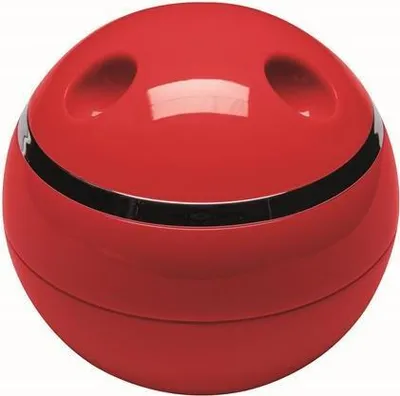 Produktbild von Spirella Kosmetikorganizer "Bowl" Aufbewahrungsdose für Make Up und Schmuck 10,5x9,5cm Rot