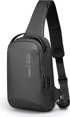 Produktbild von MARK RYDEN Herren wasserdichte Umhängetasche, Businesstasche, lässige Brusttasche, Umhängetasche
