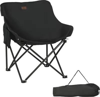 Produktbild von Outsunny Campingstuhl faltbarer Gartenstuhl mit Stahlbeine, Tragetasche für Pool