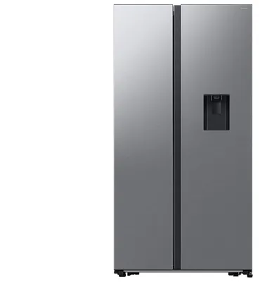 Produktbild von Samsung Series 7 Side-by-Side mit AI Energy Mode und Wassertank, , Freistehend, Amerikanische Tür, Silber, 2 Tür(en), 36/64, LED