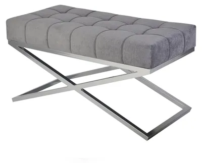 Produktbild von Hocker Fußhocker Ottoman Sitzhocker Sitzpouf Wohnzimmer Designer Pufa LX