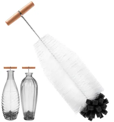Flaschenbürste 32,5 cm mit ergonomischem Griff, kratzfrei