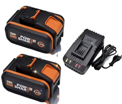 Imagen del producto de Batería para herramientas, de alta capacidad (8000 mAh), compatible con varios modelos, 20V 8.0Ah x 2