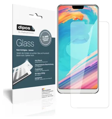 Produktbild von 1+1x Schutzfolie für Ulefone T2 Pro - Anti-Shock 9H Folie dipos Glass