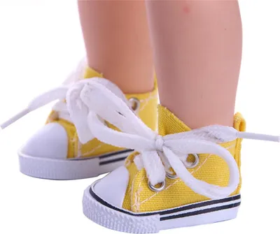 Obrázek produktu pro 14palcové plátěné boty pro panenky na cvičení, doplňky, ideální dárek pro dívky