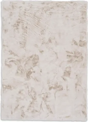 Image de SCHÖNER WOHNEN-Collection Tapis moderne en fourrure synthétique TENDER Crème 80 x 150 cm