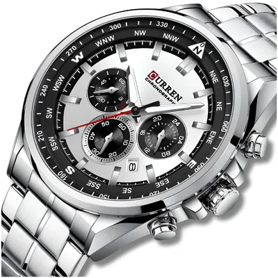 Image de Montre Homme Curren Classic Elegant Chronograph Date Watch 5 Colours
