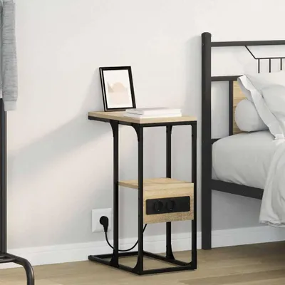Produktbild von vidaXL Nachttisch Sonoma-Eiche 41,5 x 26 x 60,5 cm Holzwerkstoff